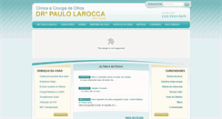 Desktop Screenshot of drpaulolarocca.com.br